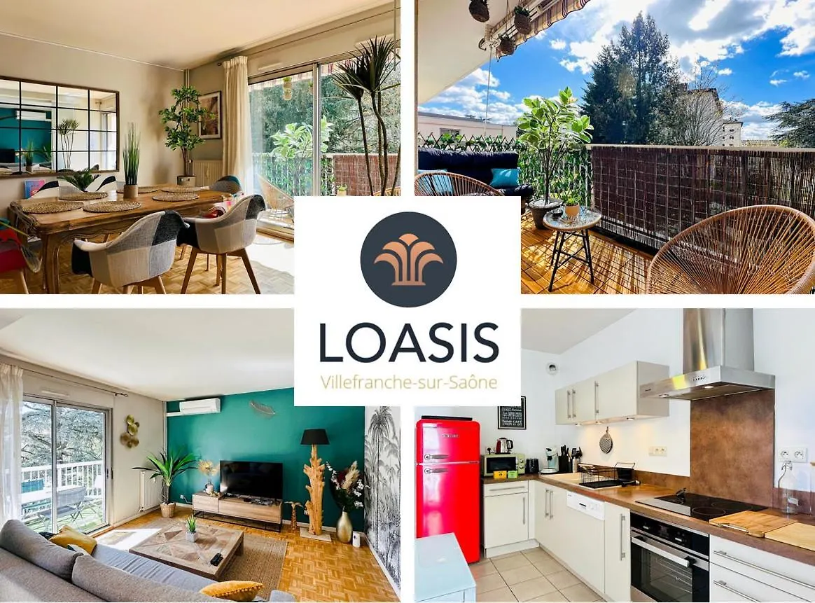 Loasis-T4 Confortable Proche Gare & Centre-Ville Villefranche-sur-Saone